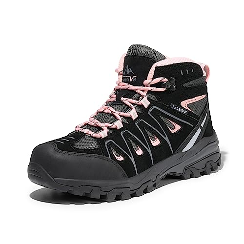 NORTIV 8 Women's Waterproof Hiking Boots Outdoor Trekking Camping Trail Hiking Boot Seeker