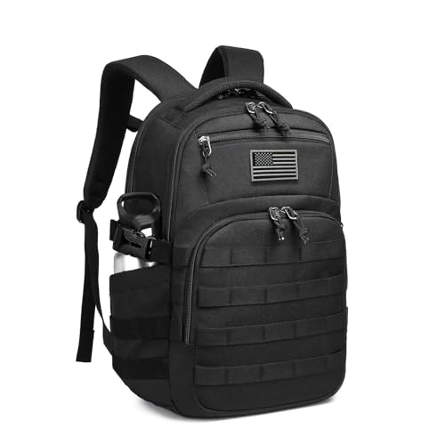 Military tactical backpack, backpack for men black small tactical assault bag