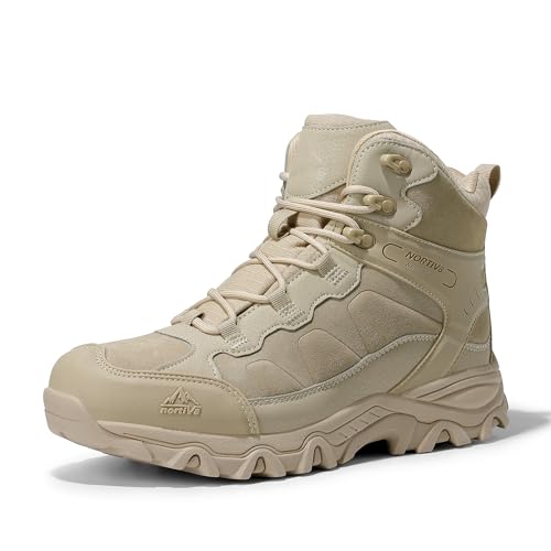 NORTIV 8 Men's Waterproof Hiking Boots Outdoor Mid Trekking Lightweight Mountaineering Shoes Paladin