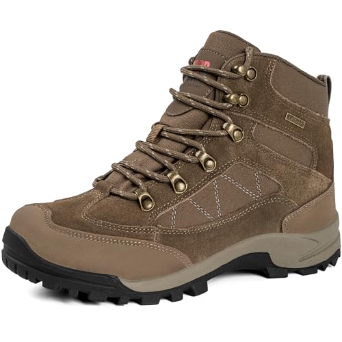 R CORD Hiking Boots Women Waterproof Ankle Support Womens Hiking Boots Backpacking Boots Breathable Non-slip Womens Hiking Shoes Durable Boots for Outdoors