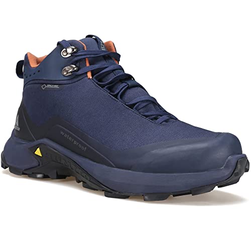 HUMTTO Men's All-Terrain Waterproof Hiking Boots Lightweight Breathable Outdoor Ankle Boots Trekking Hiking Shoes
