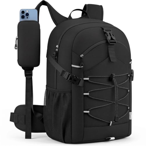 Hiking Travel Backpack for Men Women 25L - Small Lightweight Waterproof Outdoor Camping Backpack/Day Pack, Hiking Daypack with Hydration System for Hiking, Travel, Sports, Running, Biking