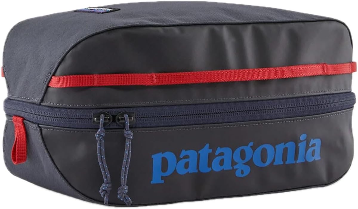 Patagonia Black Hole Cube 6L Smolder Blue w/Amanita Red