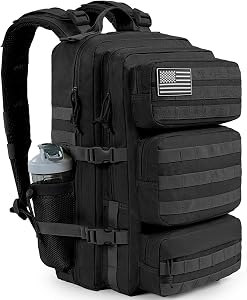 50L Military Tactical Backpack Large Day Backpack for Men Molle Army 3 Days Assault Pack B