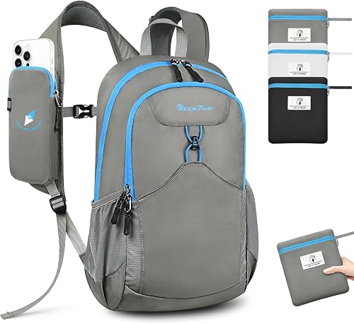 Seektop 15L Small Lightweight Hiking Backpack for Men Women Foldable P — Build quality and design details up close