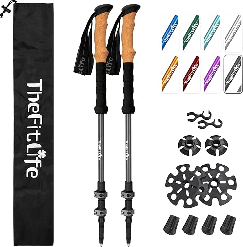 TheFitLife Trekking Poles - Lightweight 7075 Aluminum Hiking Sticks wi — Real-world performance testing in action