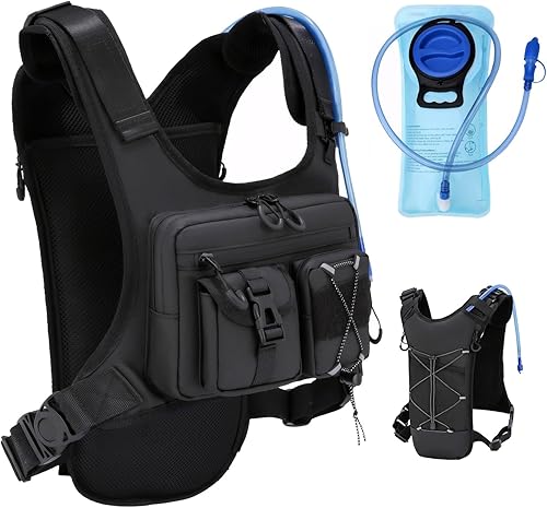 USA Patent Running Hydration Vest Backpack, Lightweight Chest Pack wit — Real-world performance testing in action