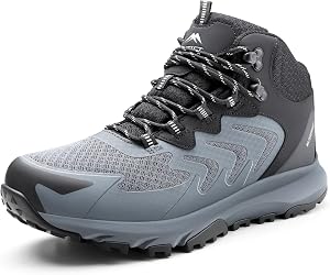 Men's Waterproof Hiking Boots Lightweight Comfortable Outdoor Walking Trail Boots Shoes