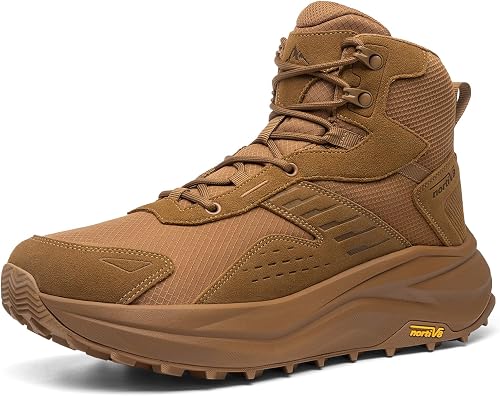 NORTIV 8 Men's Wide Toe Box Hiking Boots Low Drop Waterproof Outdoor T — Our recommended configuration for best results